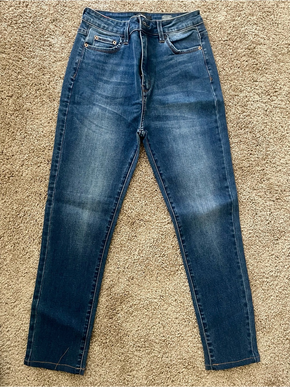 L&M Black Label High-Rise Ankle Skinny Jeans Women’s Size 11 Dark Wash